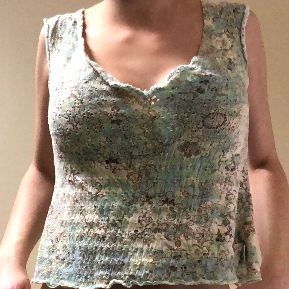 Y2K PATTERNED TOP - Picture 3 of 4